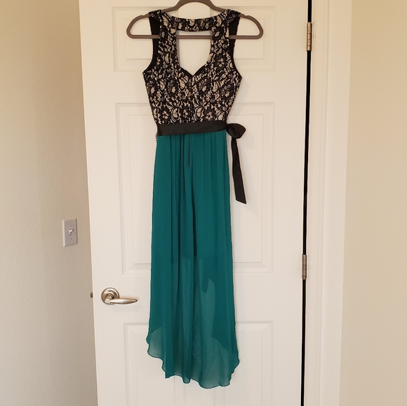 Jodi Kristopher Hi-low Dress Size 1 - Picture 4 of 4